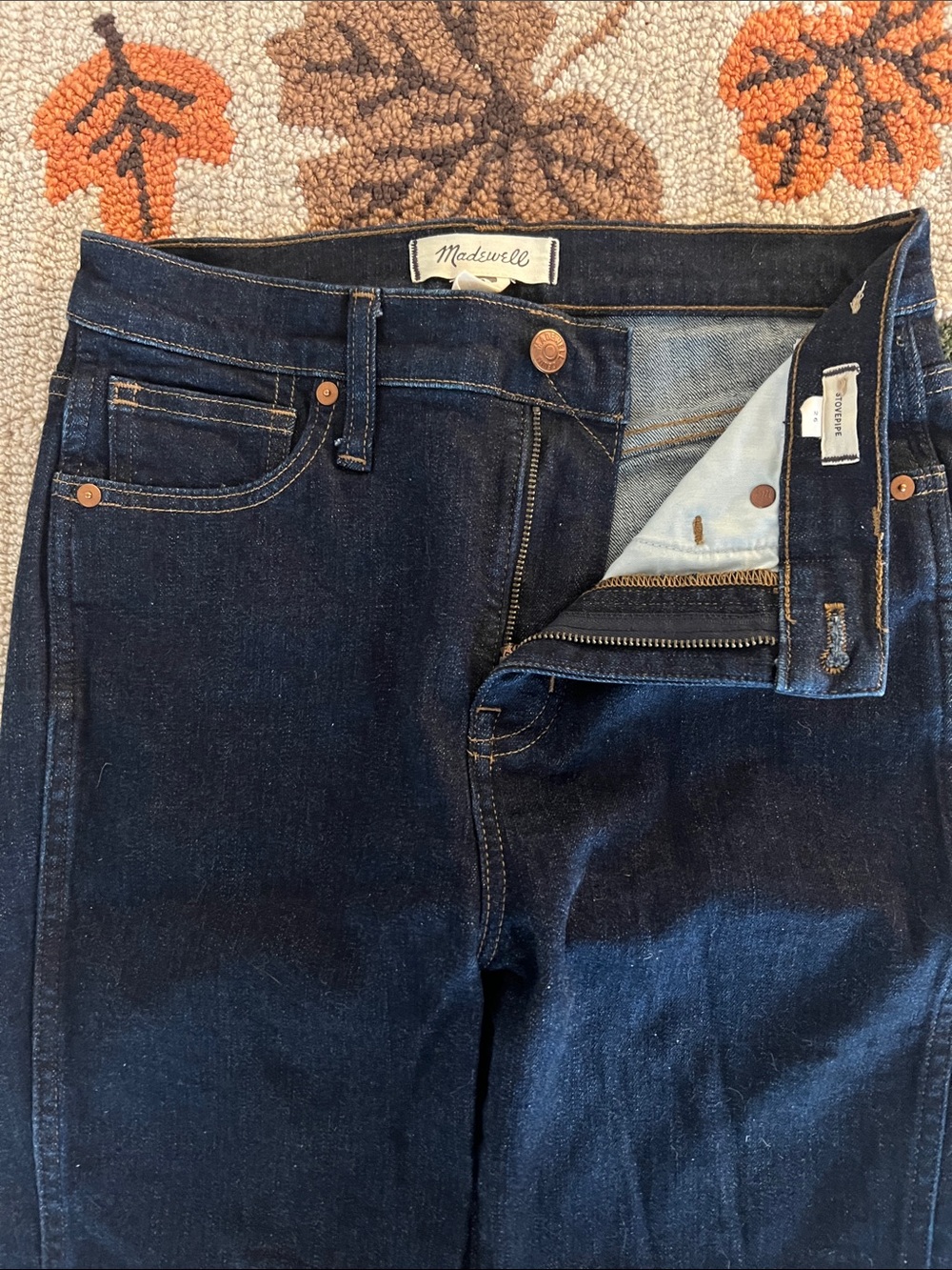 Madewell Dark Indigo High-Rise Women's Jeans -Stovepipe size 26